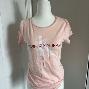 Calvin Klein Jeans Light Pink Short Sleeve Tee